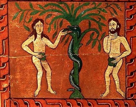 Icône Adam et Eve